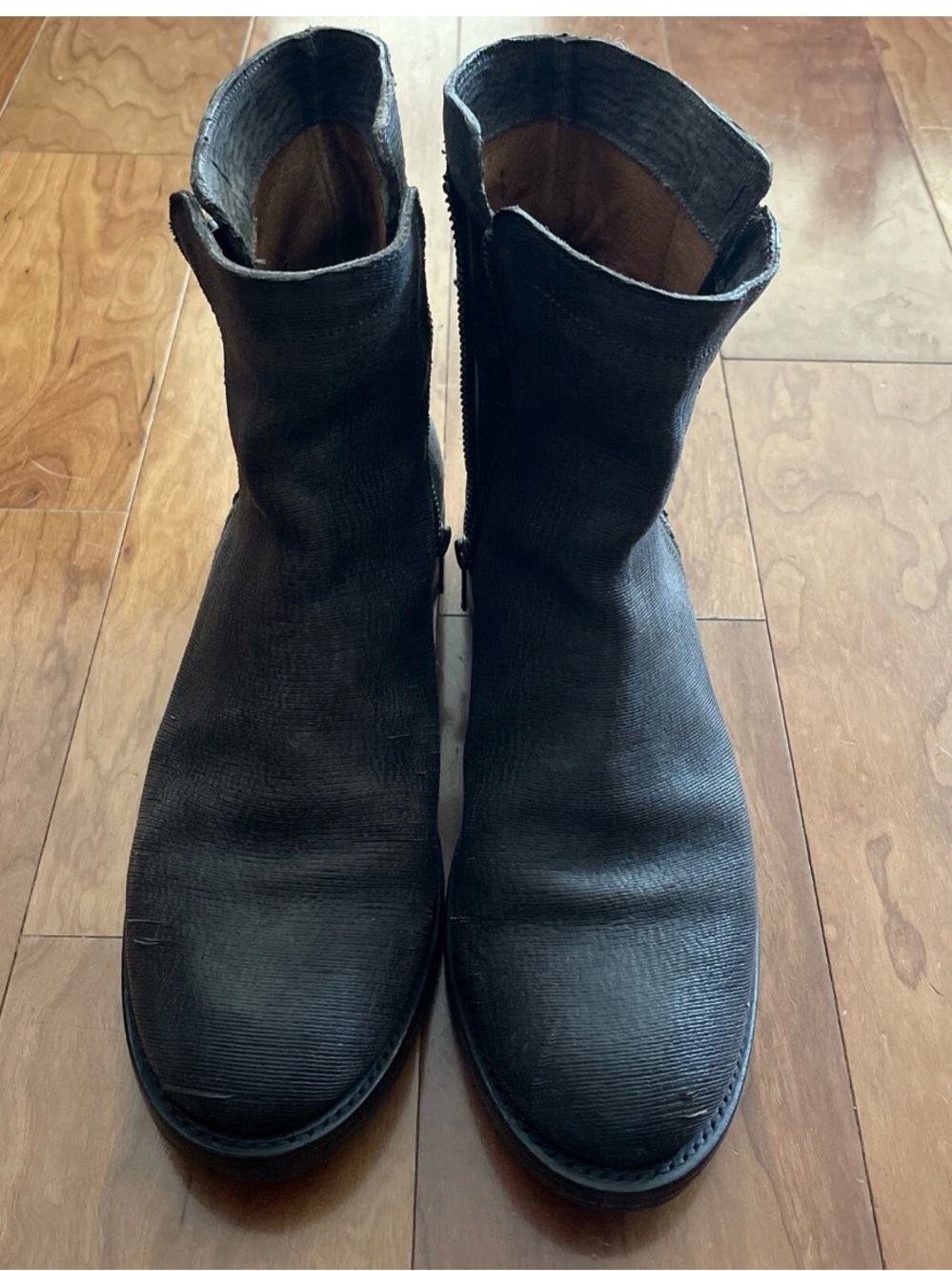 Frye Natalie double zip ankle boots women’s 9.5